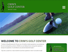 Tablet Screenshot of crimsgolfcenter.com
